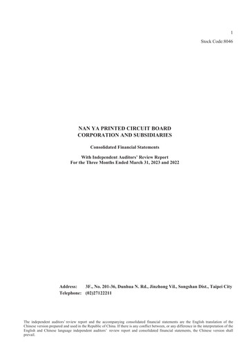 Thumbnail Nan Ya PCB Quarterly Report 2023-q1