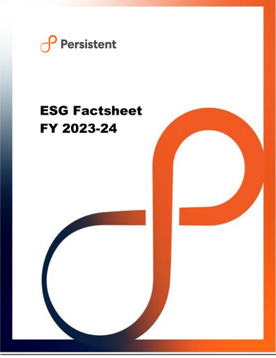 Thumbnail Persistent Systems
 ESG Report 2023-2024