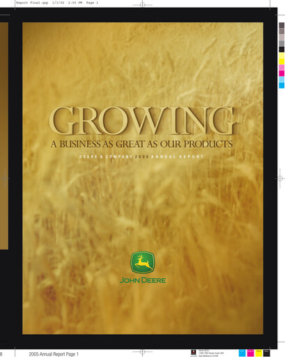 Thumbnail Deere & Company (John Deere) Annual Report 2005
