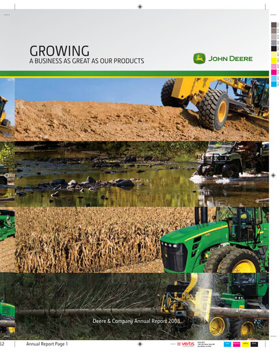 Thumbnail Deere & Company (John Deere) Annual Report 2008