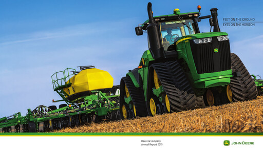 Thumbnail Deere & Company (John Deere) Annual Report 2015