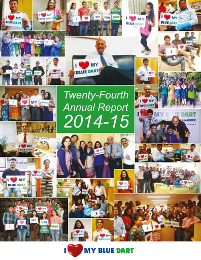 Thumbnail Blue Dart Express
 Annual Report 2014-2015