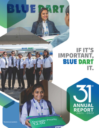 Thumbnail Blue Dart Express
 Annual Report 2021-2022
