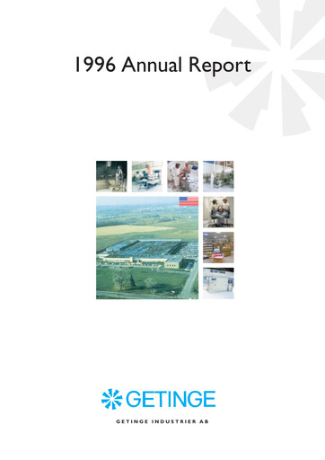 Thumbnail Getinge Annual Report 1996