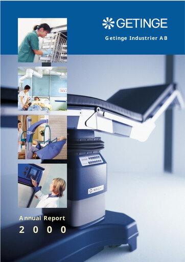Thumbnail Getinge Annual Report 2000