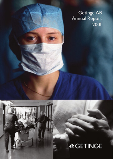 Thumbnail Getinge Annual Report 2001