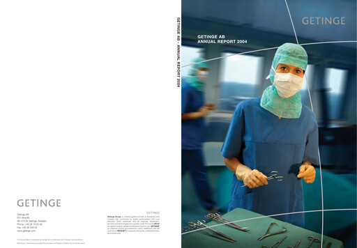 Thumbnail Getinge Annual Report 2004