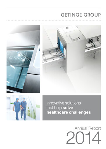 Thumbnail Getinge Annual Report 2014