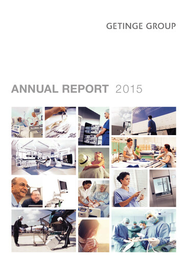 Thumbnail Getinge Annual Report 2015