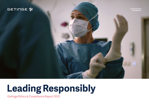 Miniature Getinge Rapport ESG 2022