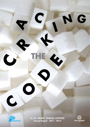 Miniature East India Distilleries Parry Rapport annuel 2011-2012