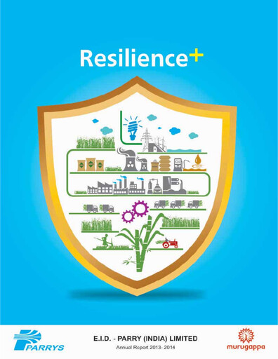Miniature East India Distilleries Parry Rapport annuel 2013-2014