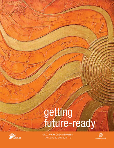 Miniature East India Distilleries Parry Rapport annuel 2015-2016