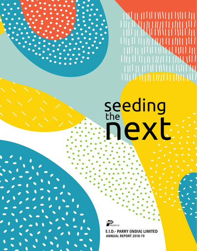 Miniature East India Distilleries Parry Rapport annuel 2018-2019