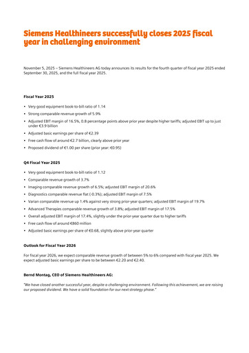 Thumbnail Siemens Healthineers Financial Statement 2025-q4