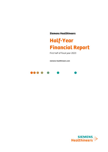 Thumbnail Siemens Healthineers Half-year Report 2023-h1