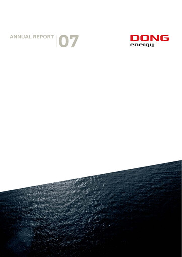 Thumbnail Ørsted Annual Report 2007