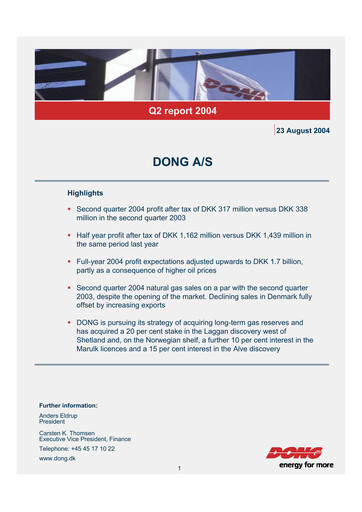 Thumbnail Ørsted Financial Report 2004-h1