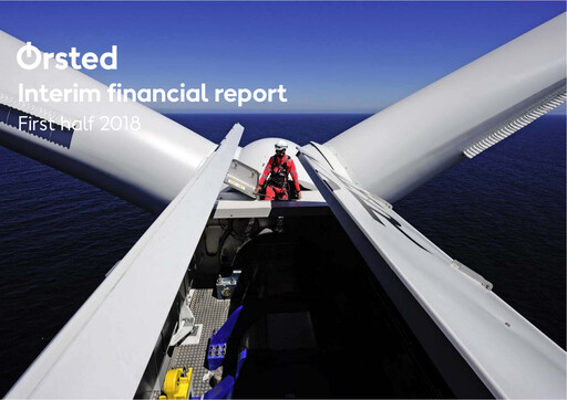 Thumbnail Ørsted Half-year Report 2018-h1