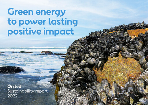 Thumbnail Ørsted Sustainability Report 2022