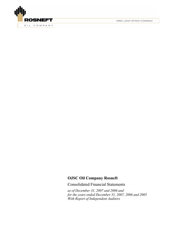 Thumbnail Rosneft Bilan financier 2007