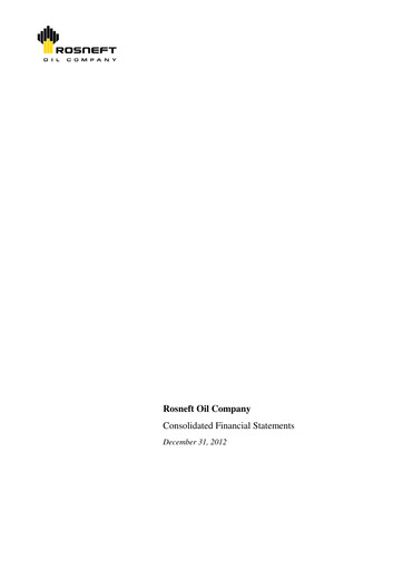 Thumbnail Rosneft Bilan financier 2012