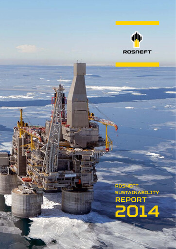 Vorschaubild Rosneft Nachhaltigkeitsbericht 2014