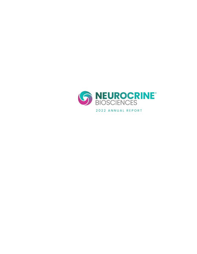 Thumbnail Neurocrine Biosciences
 Annual Report 2022