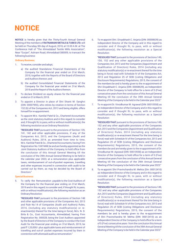 Thumbnail Ratnamani Metals & Tubes Annual Report 2017-2018