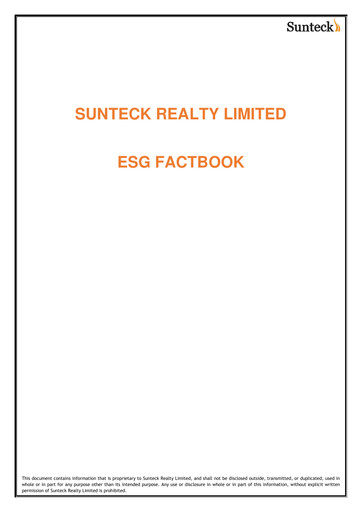 Miniature Sunteck Realty
 Rapport ESG 2022-2023