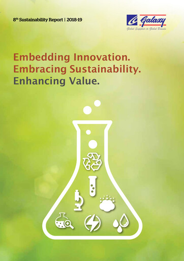 Miniature Galaxy Surfactants
 Rapport de durabilité 2018-2019
