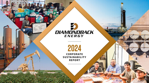 Thumbnail Diamondback Energy
 Sustainability Report 2024