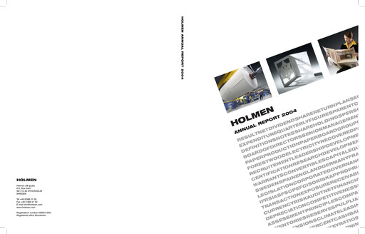Thumbnail Holmen
 Annual Report 2004
