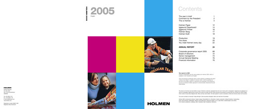 Thumbnail Holmen
 Annual Report 2005