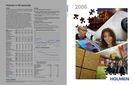 Thumbnail Holmen
 Annual Report 2006