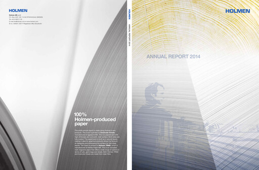Thumbnail Holmen
 Annual Report 2014
