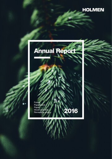 Thumbnail Holmen
 Annual Report 2016