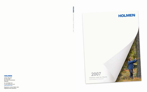 Thumbnail Holmen
 Sustainability Report 2007