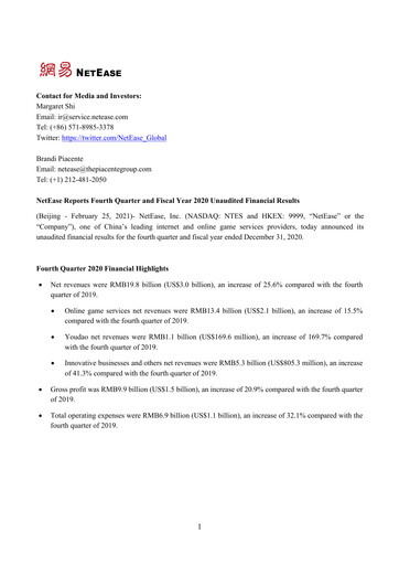 Thumbnail NetEase Quarterly Report 2020-q4