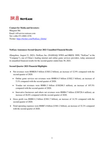 Thumbnail NetEase Quarterly Report 2021-q2