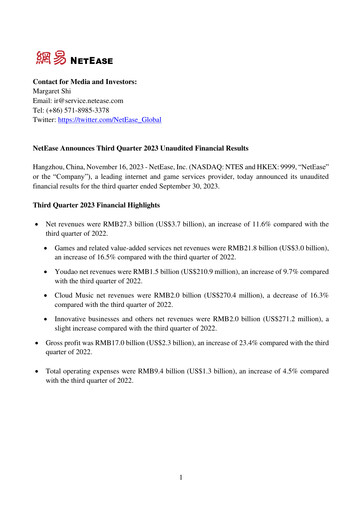 Thumbnail NetEase Quarterly Report 2023-q3