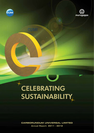 Thumbnail Carborundum Universal Annual Report 2011-2012