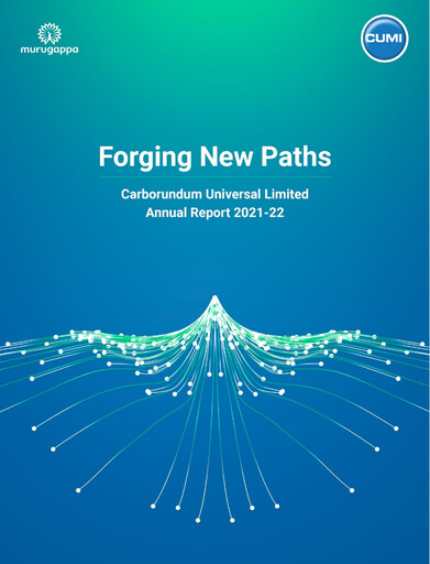 Thumbnail Carborundum Universal Annual Report 2021-2022