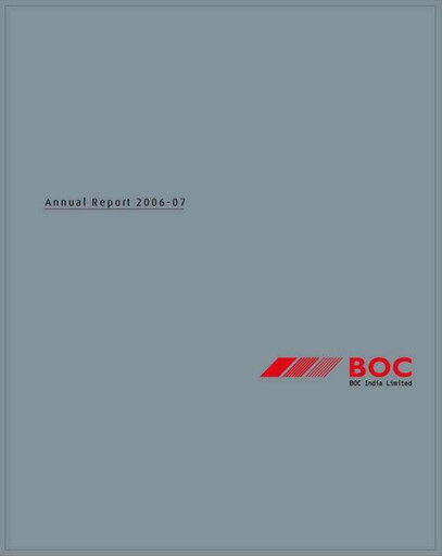 Thumbnail Linde India Annual Report 2006-2007