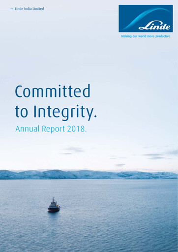 Thumbnail Linde India Annual Report 2018