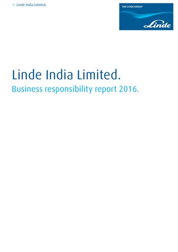 Thumbnail Linde India ESG Report 2016