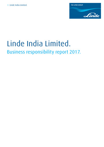 Thumbnail Linde India ESG Report 2017
