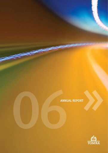 Thumbnail Tomra Annual Report 2006
