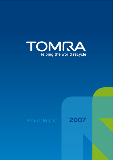 Thumbnail Tomra Annual Report 2007