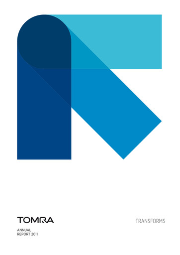 Thumbnail Tomra Annual Report 2011